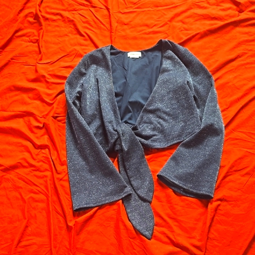 Elegant Navy Blue Women's Sweater